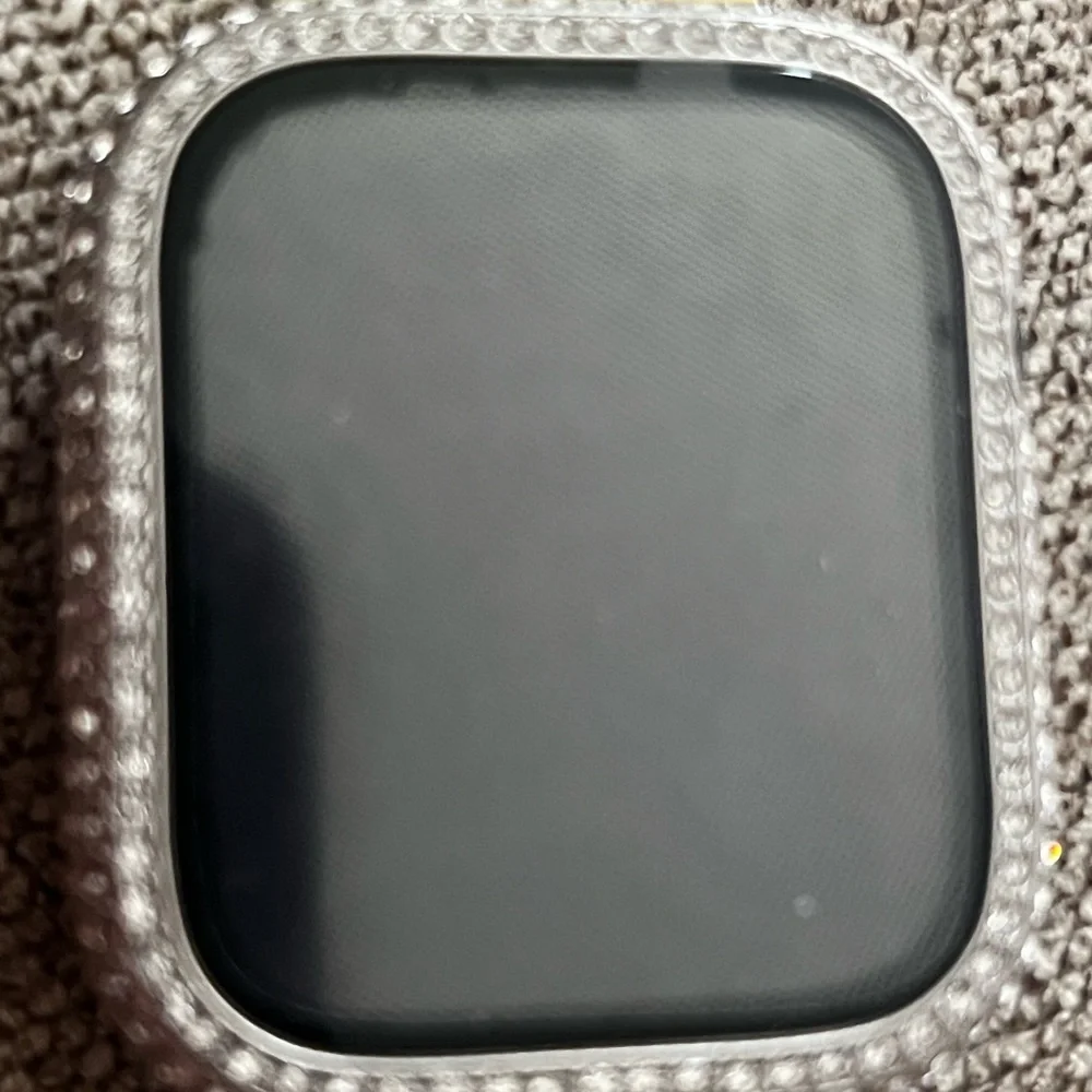 Yellow Smartwatch with Silver Bezel